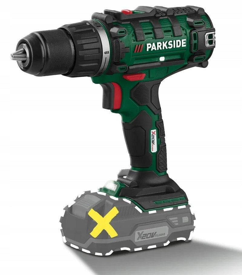 NEW Drill/driver PARKSIDE PABS 20-Li 20V x20v Team SOLO + Suitcase EAN (GTIN) 4058143007253