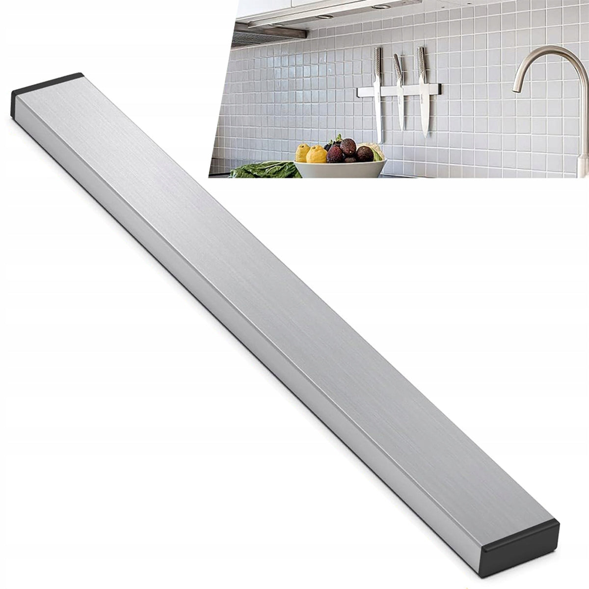 NEW MAGNETIC STRIP FOR KNIVES KITCHEN TOOLS MAGNET HOLDER 40cm