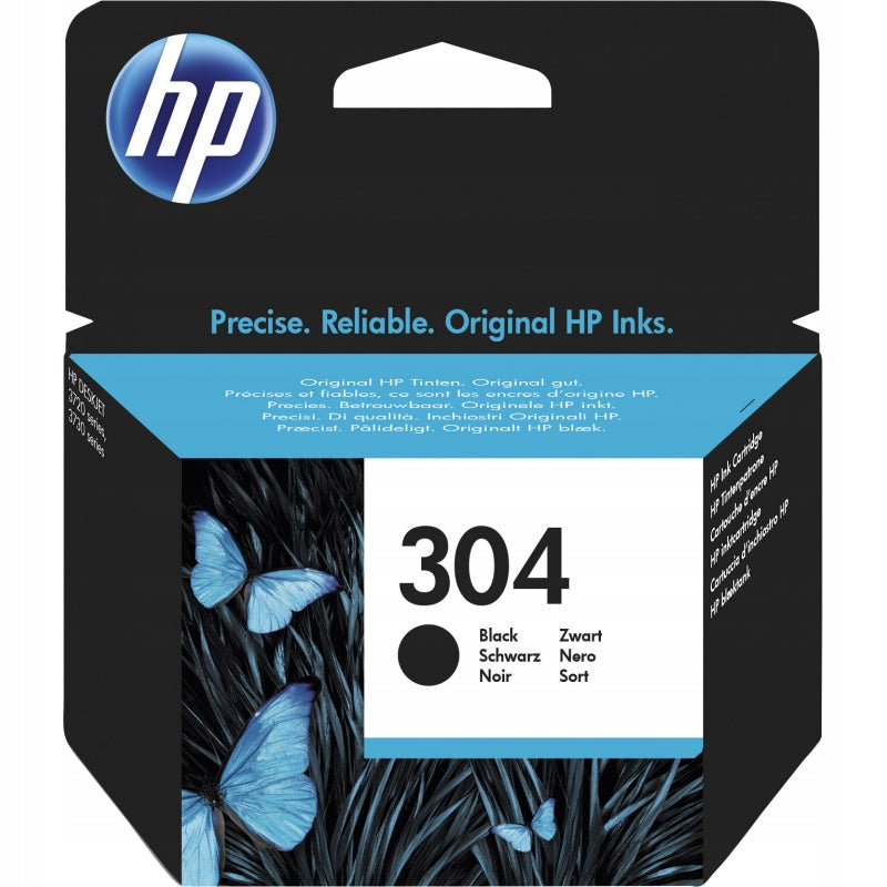 NEW ORIGINAL INK CARTRIDGE HP 304 BLACK N9K06AE Manufacturer HP