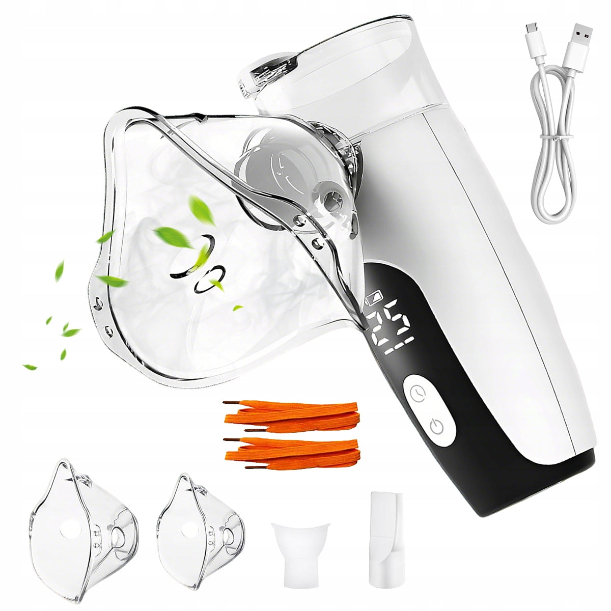 NEW Portable Nebulizer Inhaler For Adult Children Mesh Quiet Packaging status original