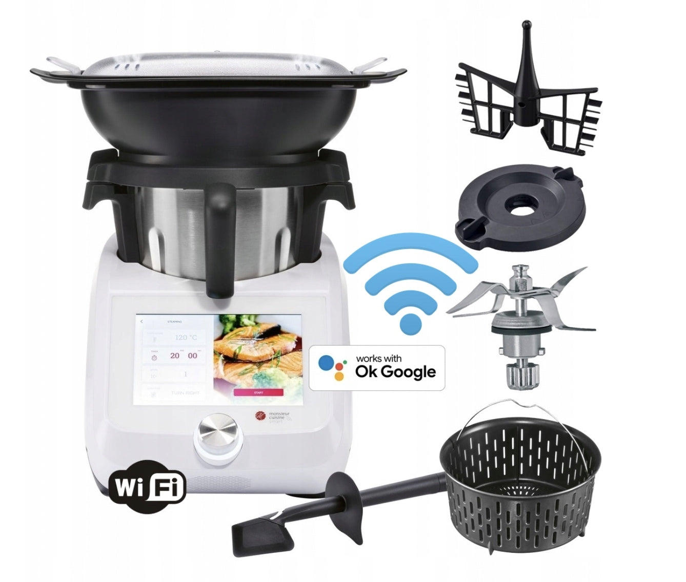 NEWEST LIDLOMIX 2024 MONSIEUR CUISINE SMART FOOD PROCESSOR 8CALI 1200 A1 Manufacturer code Monsieur Cuisine Smart 8
