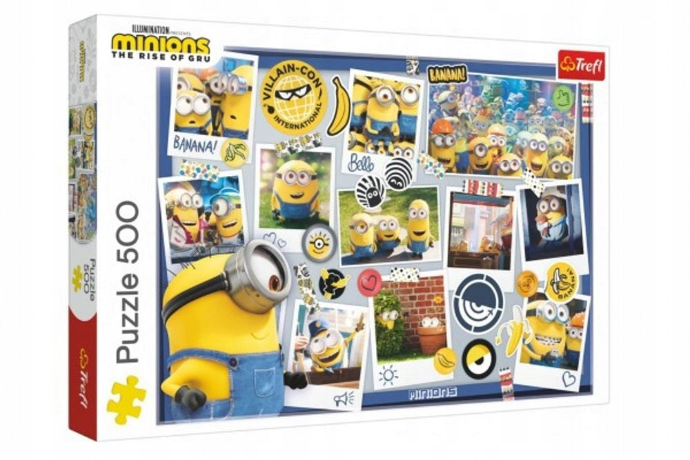 NICE Puzzle For The WHOLE Family Picture PHOTO COLLECTION Develop IMAGINATION Manufacturer code PUZLE MINIONKI UKŁADANKA LOGICZNA BAJKOWA