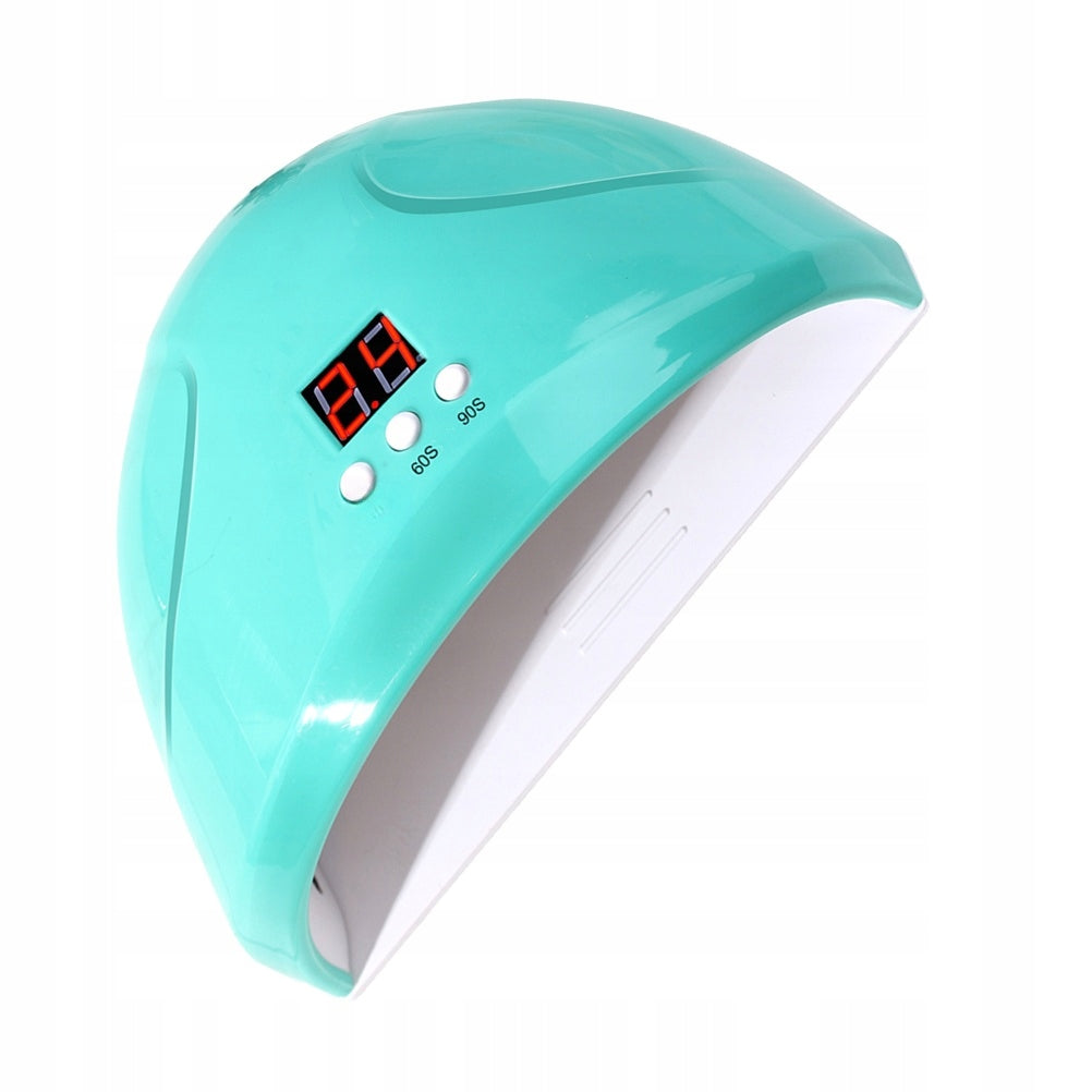 NIEBIESKA LAMPA DO PAZNOKCI 36W Z 12 LED I CZUJNIKIEM CZASU Color blue