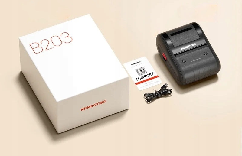 NIIMBOT B203 Thermal Printer Bluetooth STICKERS EAN (GTIN) 5905369284472