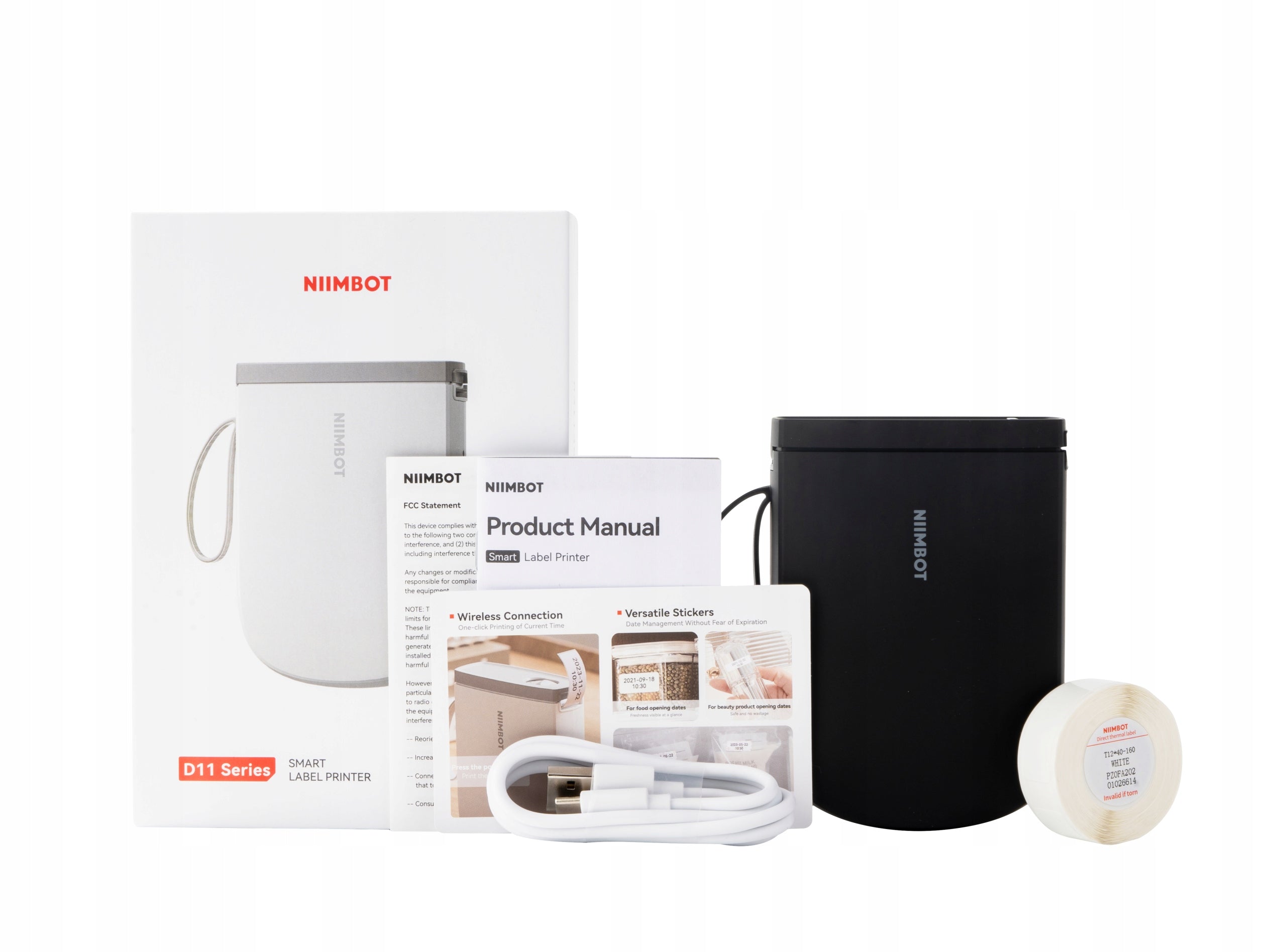 NIIMBOT WIRELESS THERMAL LABEL PRINTER STICKERS PORTABLE NEW