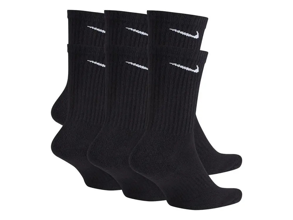 NIKE Socks set of 6 pairs of cotton high for training black ros. 34-38 Packaging status original