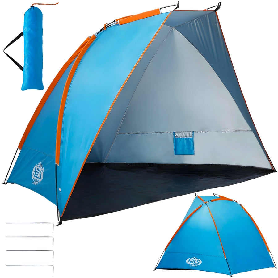 NILS Garden Beach Tent Waterproof UV Filter Color blue