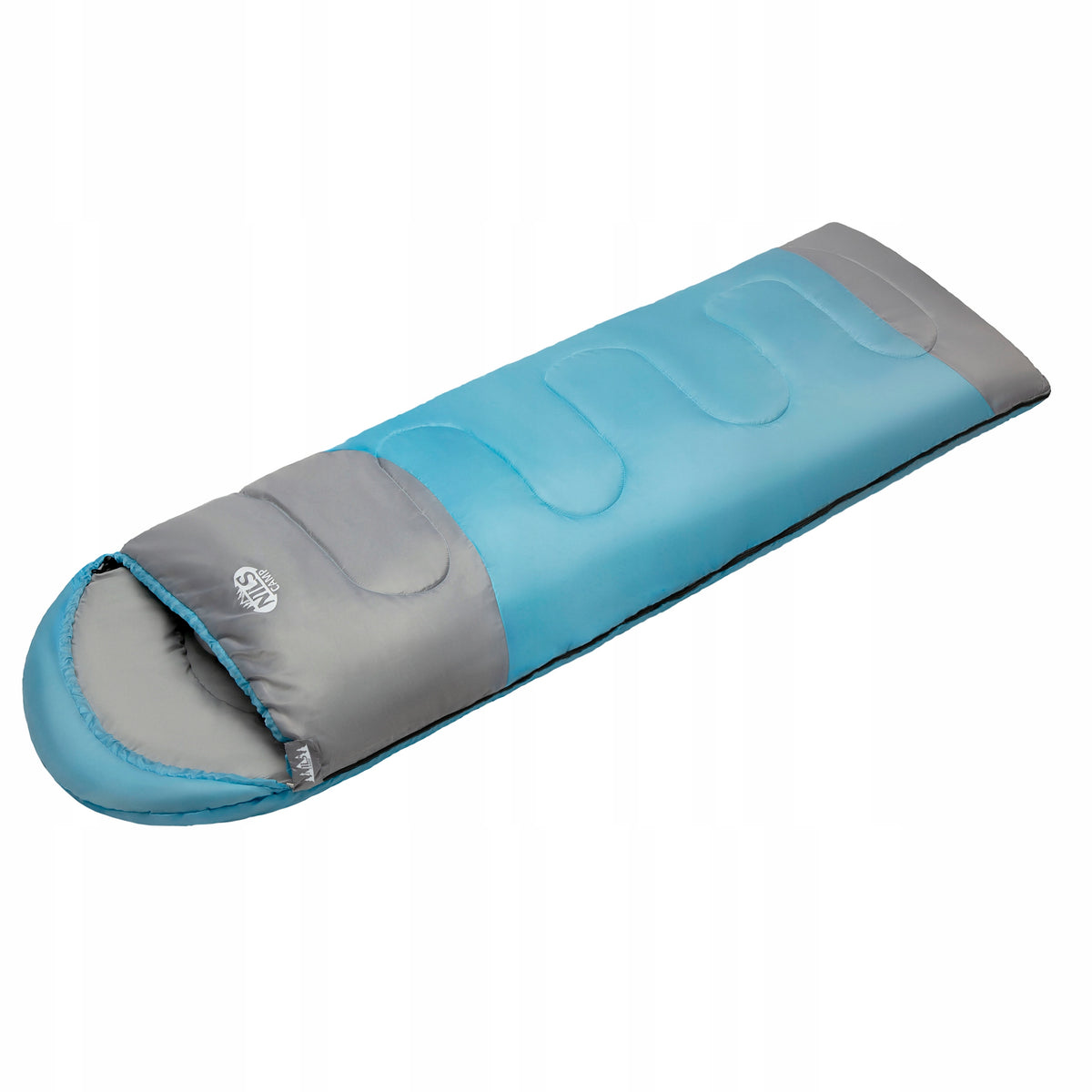NILS NC2008 SLEEPING BAG BLUE-GREY SIZE. M 75X205 CM Manufacturer code 15-04-105
