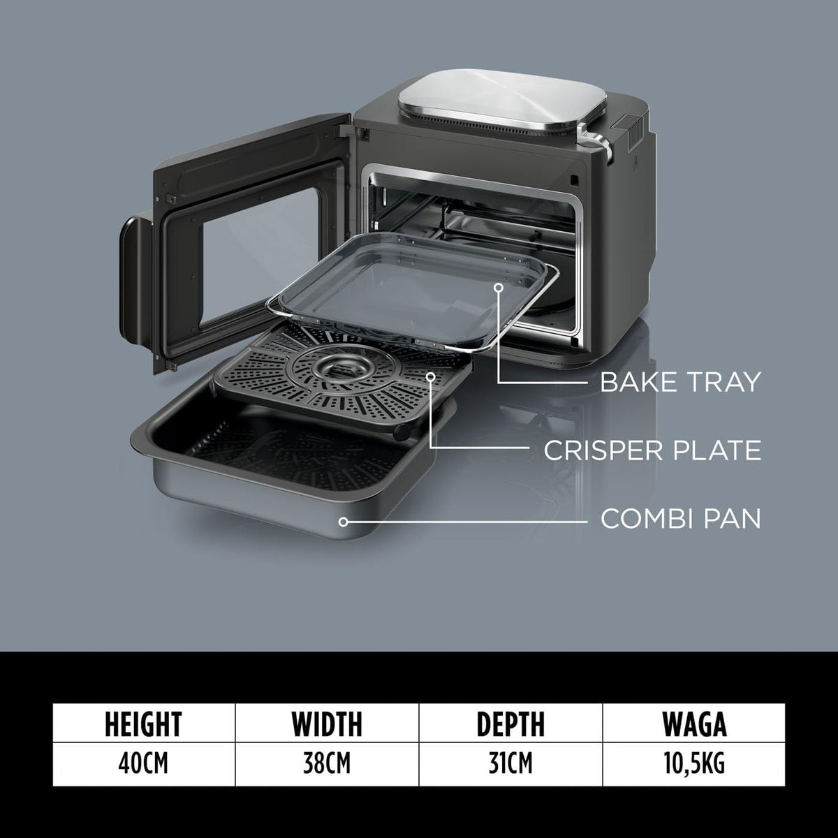 NINJA Combi 12in1 Multicooker Oven Air Fryer 12 Functions Packaging status original