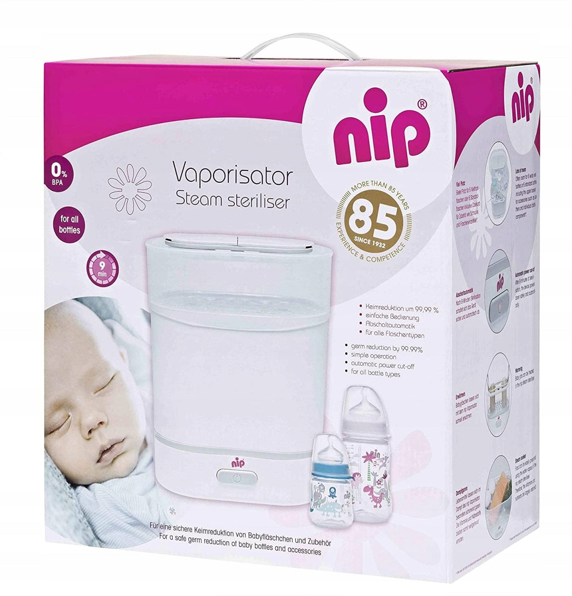 NIP Electric Steam Sterilizer 3in1 Heater