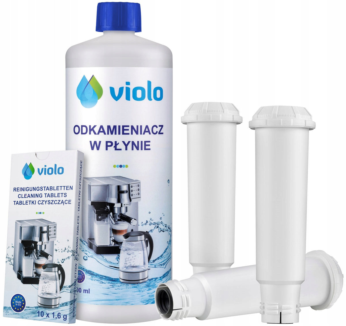 NIVONA MELITTA x3 espresso machine water filter + 1L descaler + Replacement tablets