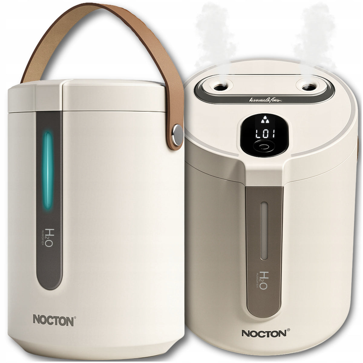 NOCTON Dual Nano-Mist Ambient LED USB-C Efficient Air Humidifier