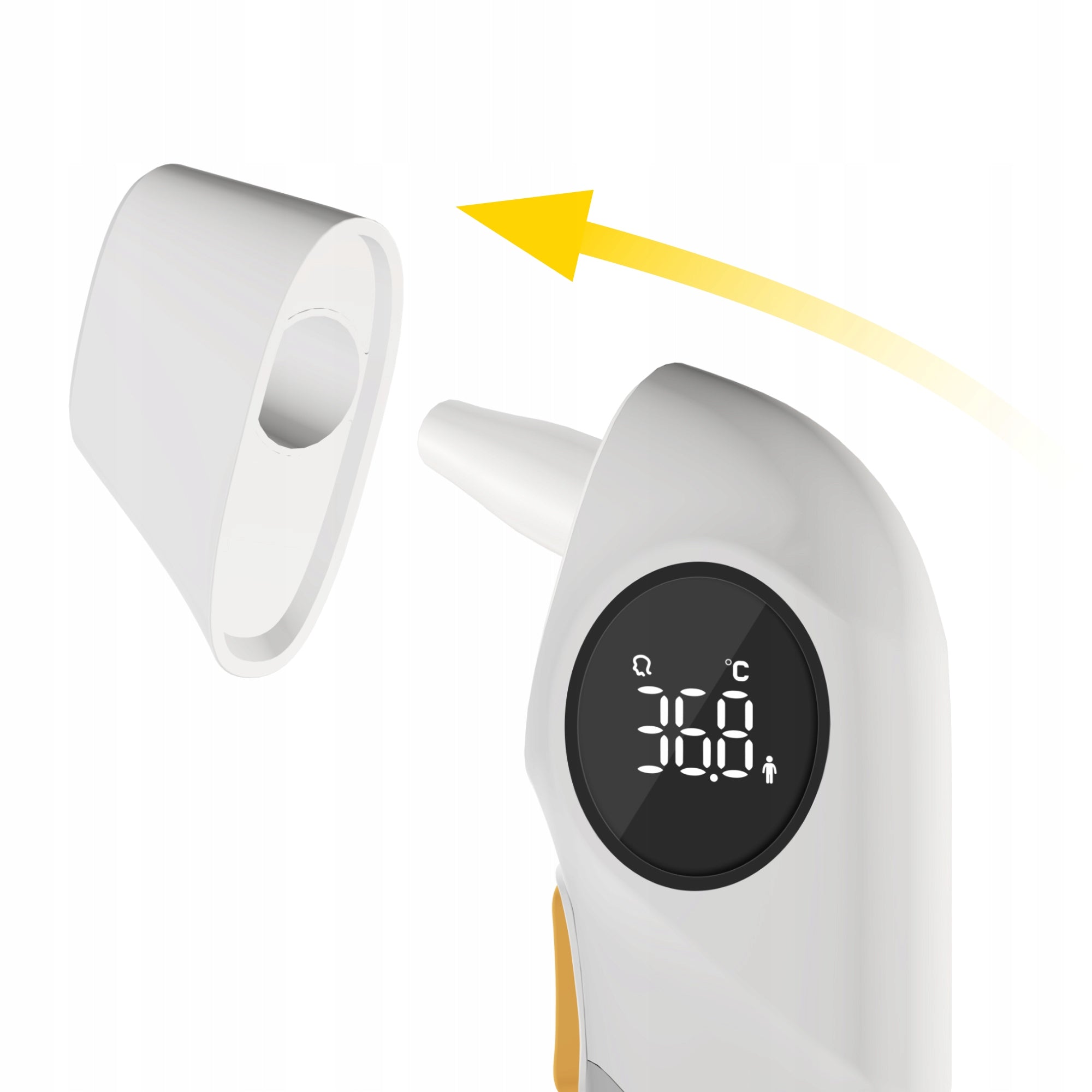NON-CONTACT THERMOMETER ELECTRONIC MEDICAL ACCURATE FAST ULTRA EAN (GTIN) 5905973406635