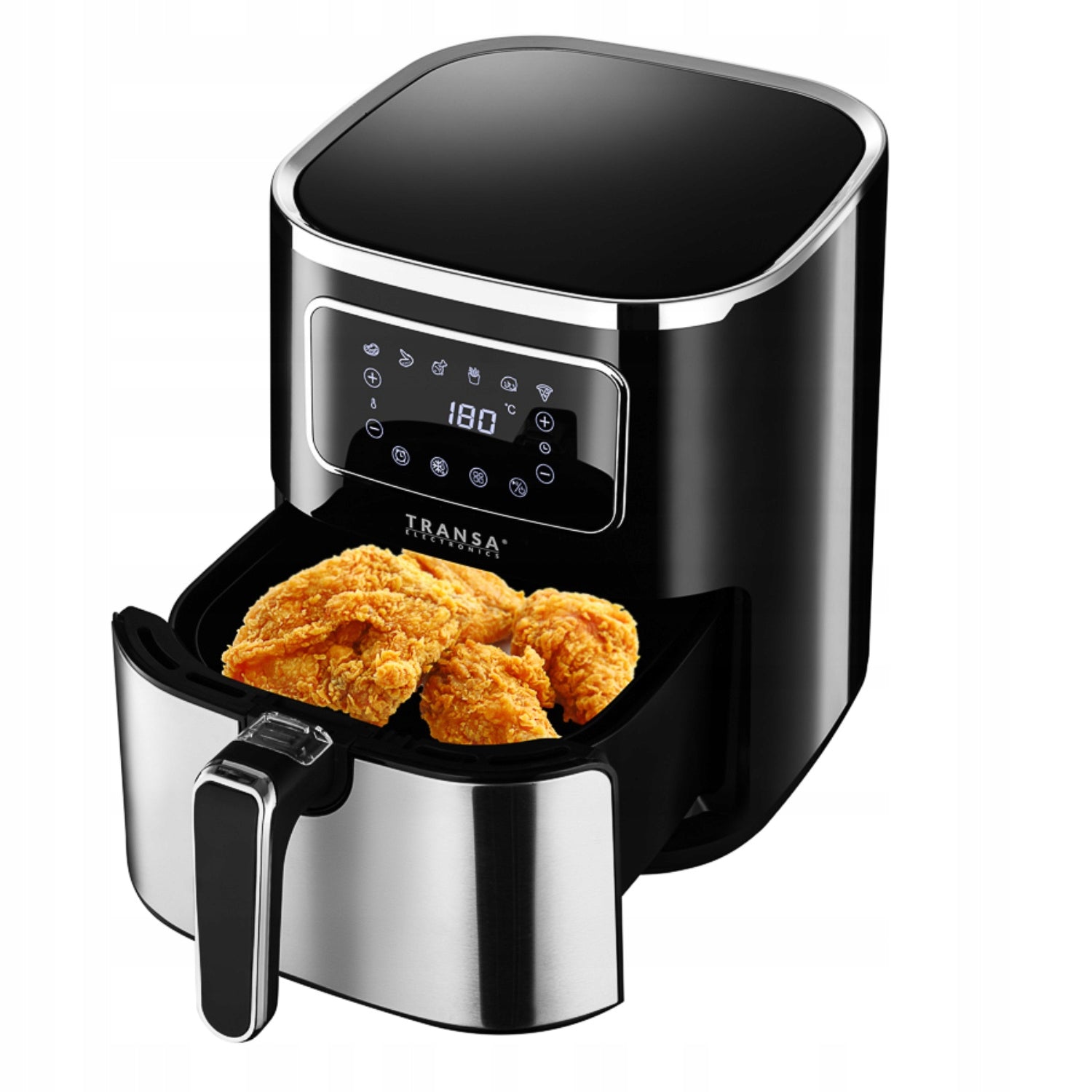 NON-FAT AIR FRYER INOX 6 PROGRAMS XXL 5L 1700W Bowl volume 5 l