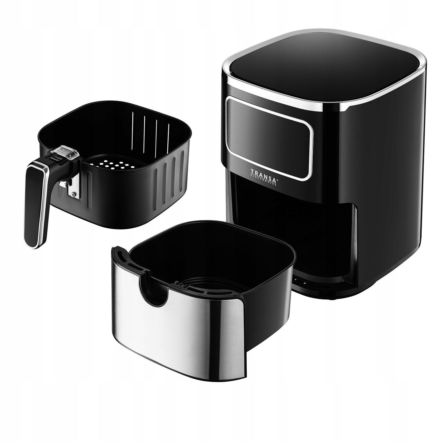 NON-FAT AIR FRYER INOX 6 PROGRAMS XXL 5L 1700W Packaging status original