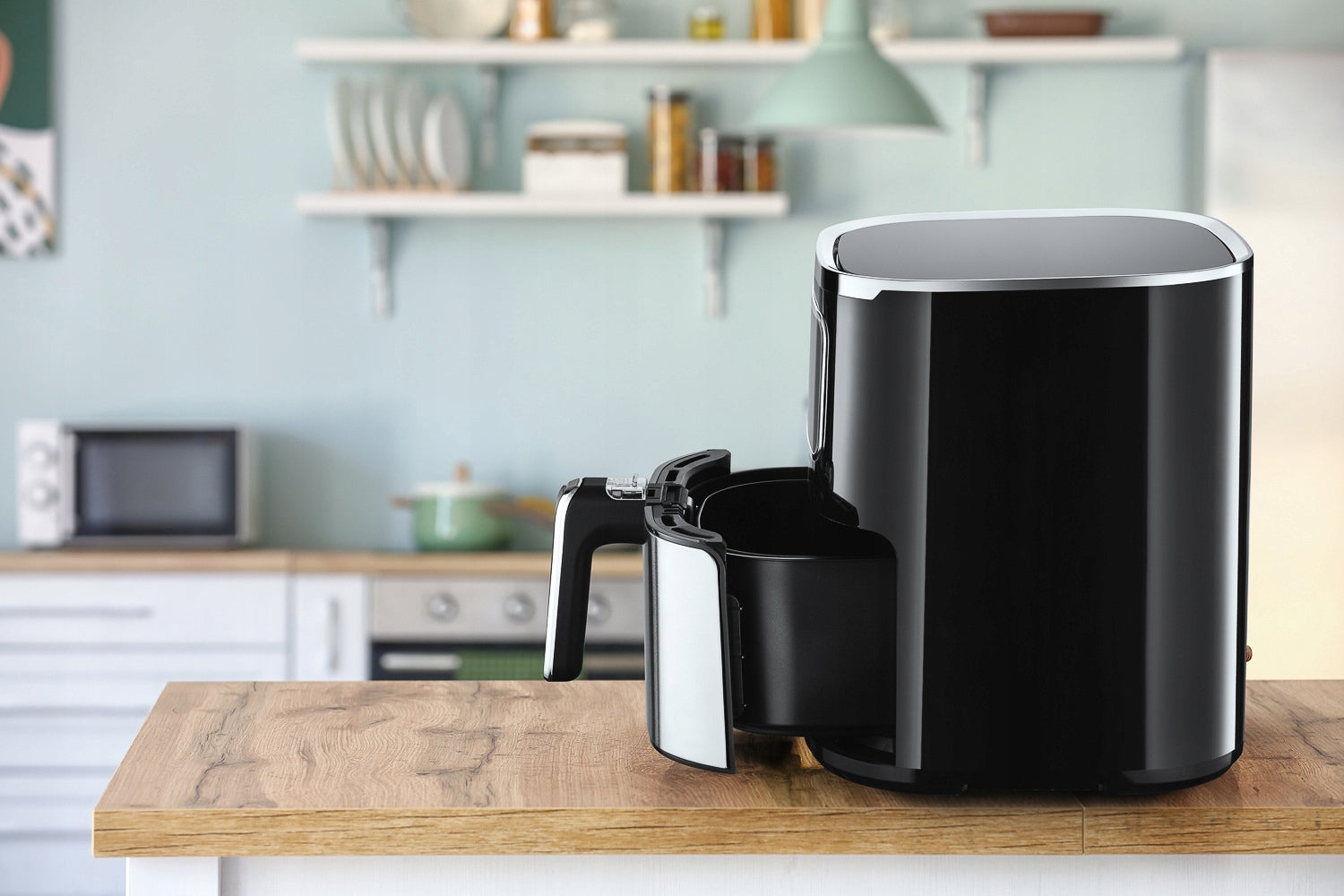 NON-FAT AIR FRYER INOX 6 PROGRAMS XXL 5L 1700W Power 1700 W