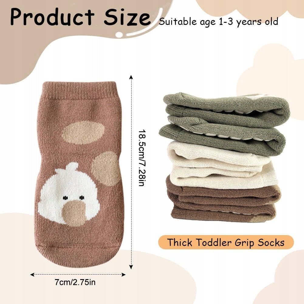 NON-SLIP BABY THICK COTTON LONG 3 PAIRS Brand no brand