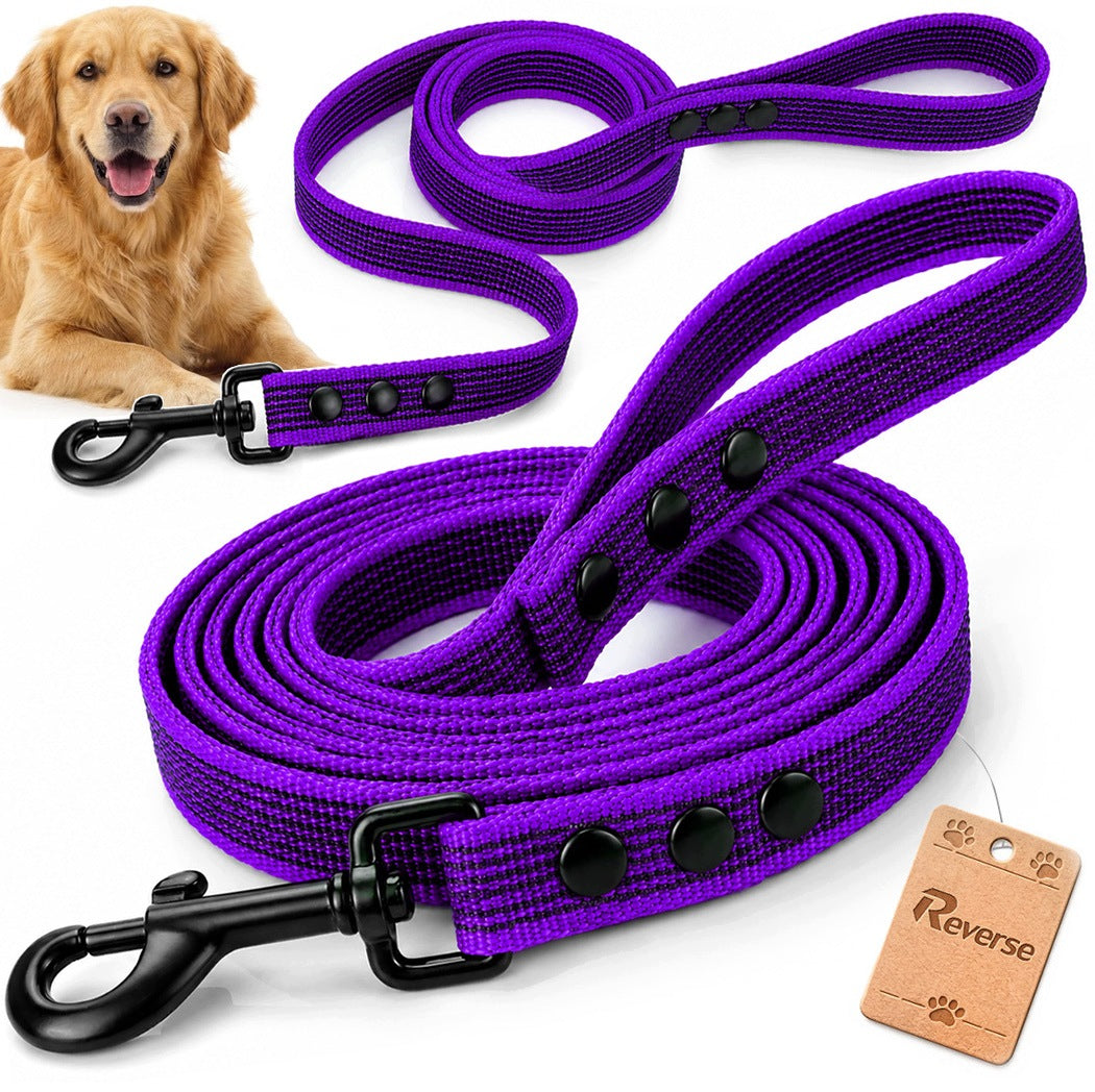 NON-SLIP DOG LEASH RUBBERIZED TRAINING FOR WALKING TRAINING 3m