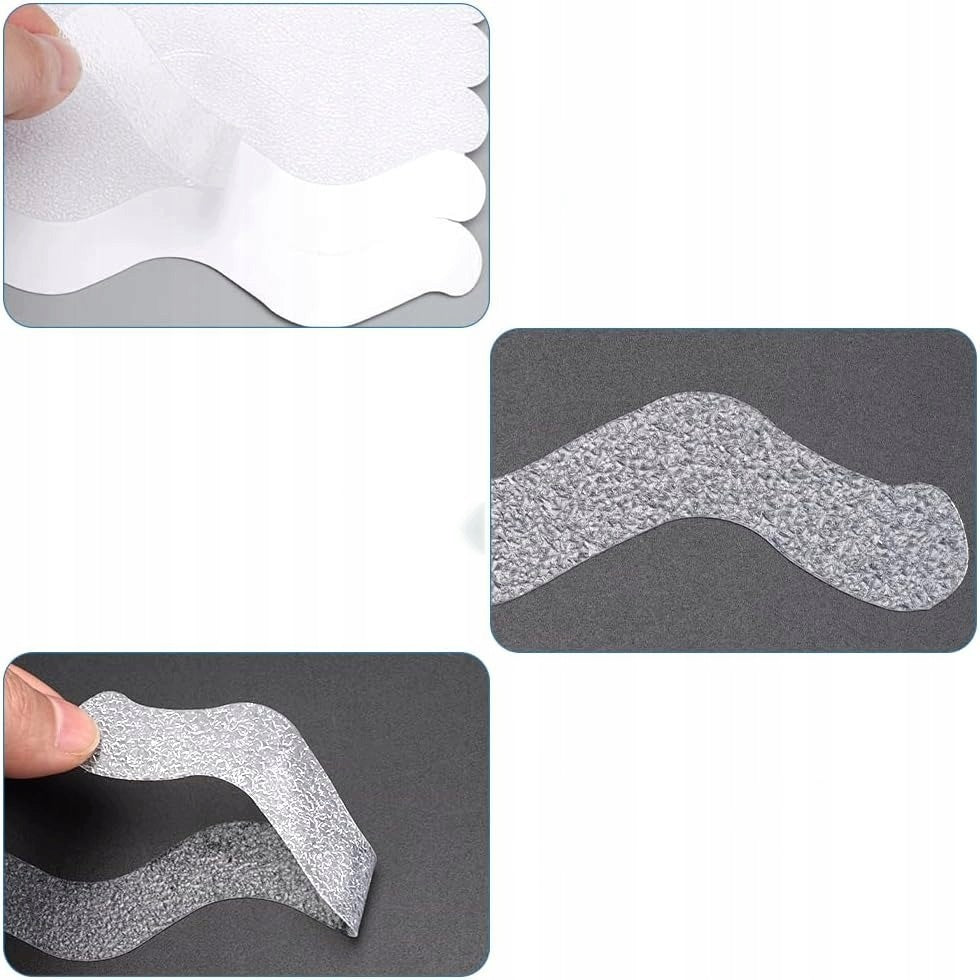 NON-SLIP STRIPS FOR BATH SHOWER TRANSPARENT SET OF 36 Length 20 cm