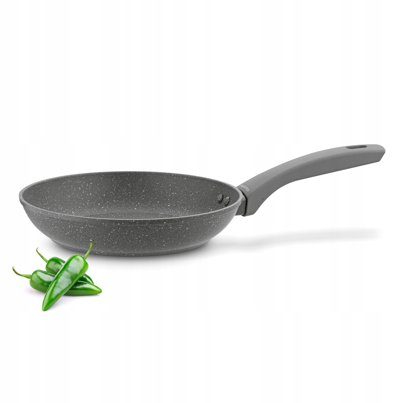 NONSTICK Granite INDUCTION Pan 24cm Greys Marble Konighoffer