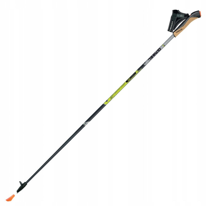 NORDIC WALKING GABEL STICKS X-5 BLACK/YELLOW 100 CM Brand Gabel