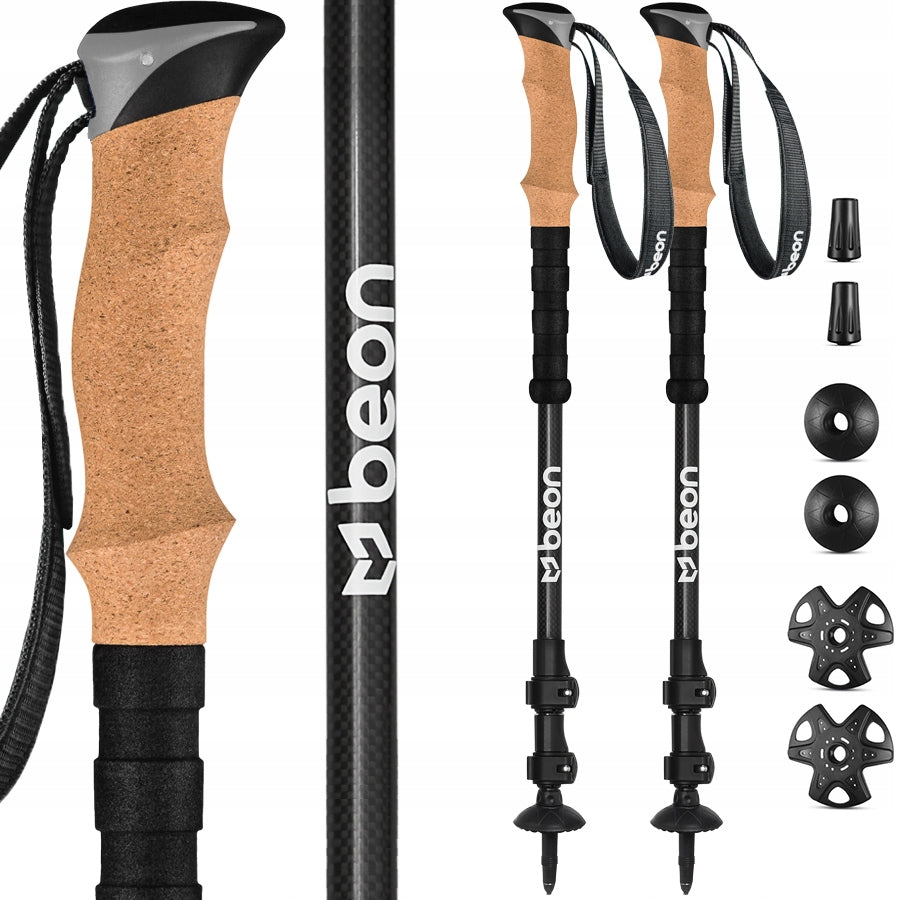 NORDIC WALKING POLES CARBON POLES MADE OF CARBON FIBER LIGHT