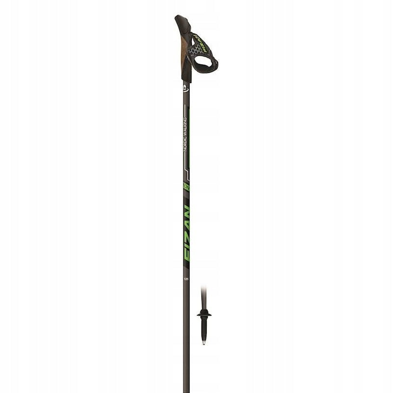 NORDIC WALKING POLES FIZAN RUNNER GREEN 125 CM Color green