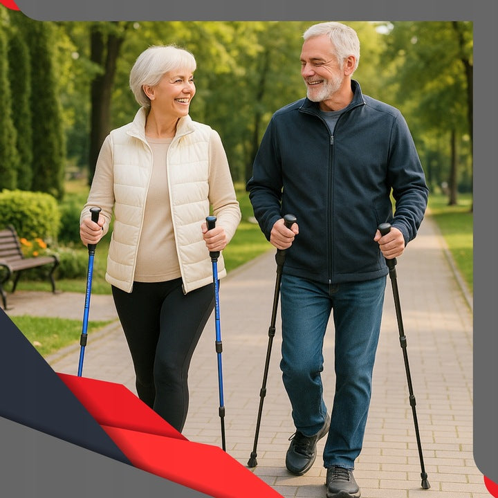 NORDIC WALKING POLES MOUNTAIN WALKING POLES ADJUSTABLE TREKKING Manufacturer code KIJKI NORDIC WALKING KIJE TREKKINGOWE KOMPLET