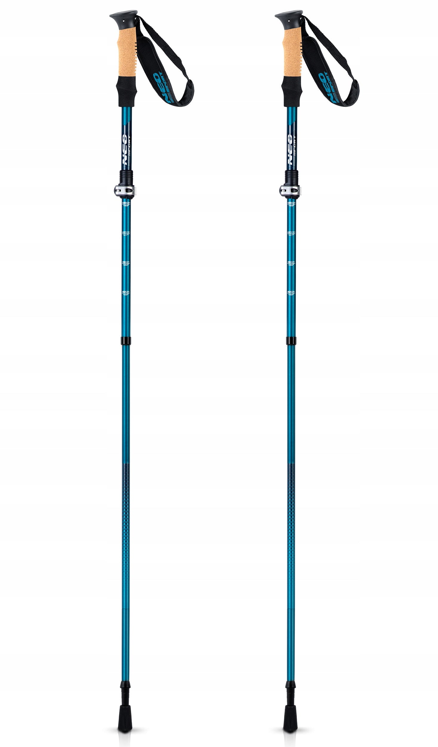 NORDIC WALKING POLES TREKKING POLES FOR WALKING IN FOLDING MOUNTAINS 2PCS. Manufacturer code 138201