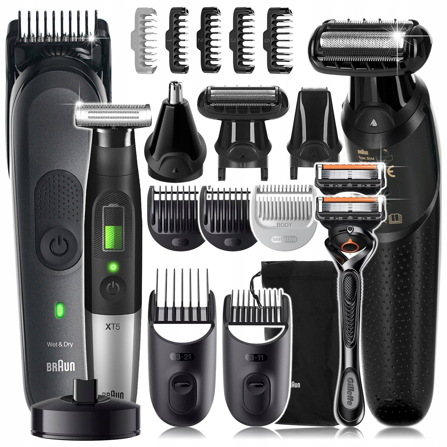 NOSE BEARD TRIMMER EAR HAIR CLIPPER BRAUN Series 7 LIMITED