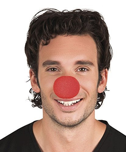 NOSE FOAM CLOWN RED FOR COSTUME SET OF 12 PCS for home gift Brand no brand
