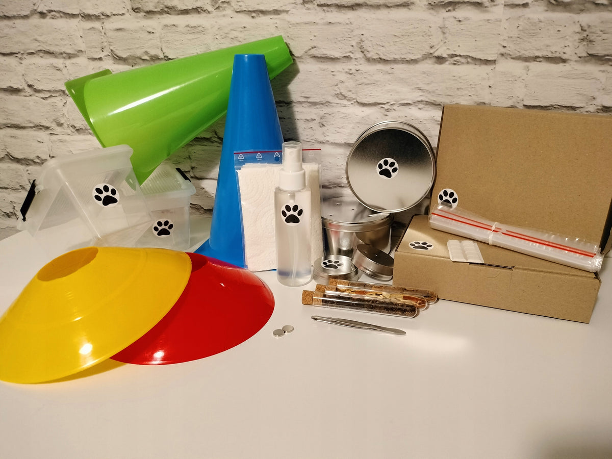 NOSEWORK LARGE Starter Kit for Dog Training with Dog Cans Learning Containers Manufacturer code nosework
