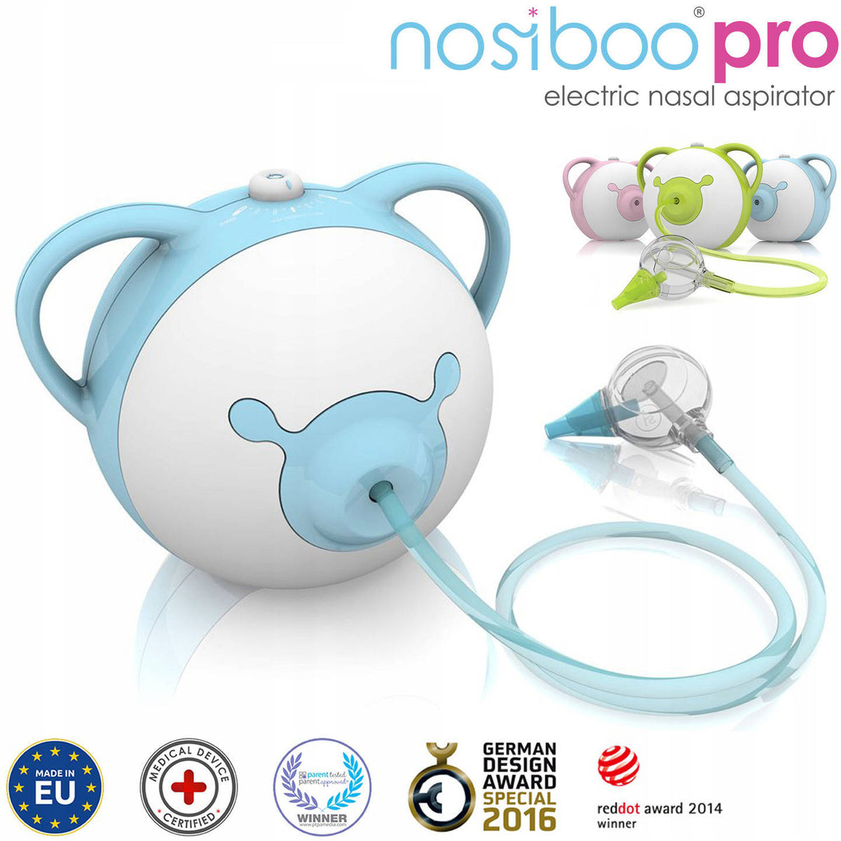 NOSIBOO Pro – medical electric aspirator – Blue Medical device yes