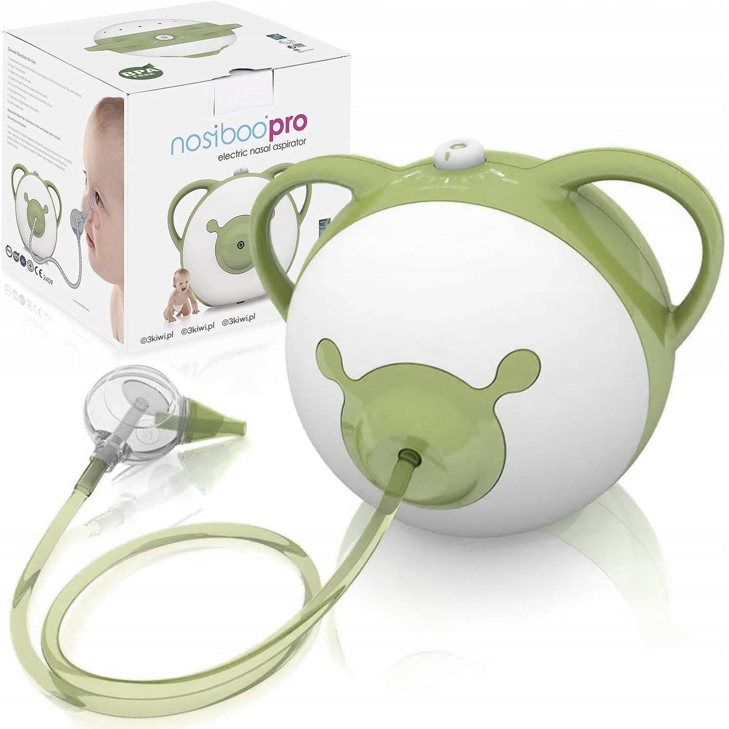 NOSIBOO Pro – medical electric aspirator – Sage Green