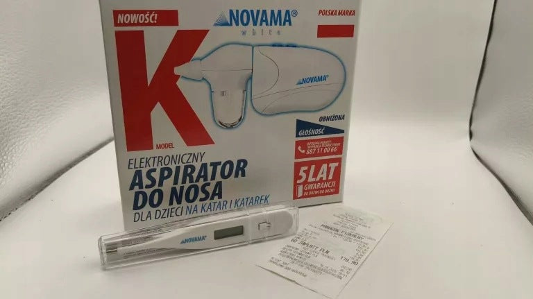 NOVAMA WHITE K NASAL ASPIRATOR FOR RUNNY NOSE Medical device no