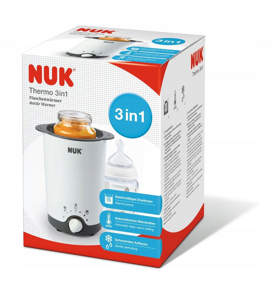 NUK Thermo 3in1 Food Warmer for Bottles and Jars Packaging status original