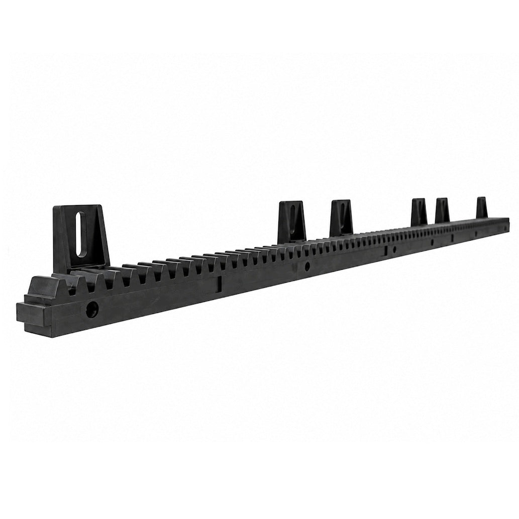NYLON GEAR STRIP M4 1m STEEL CORE SLIDING GATE RAIL 800KG Manufacturer code LZNM4-1