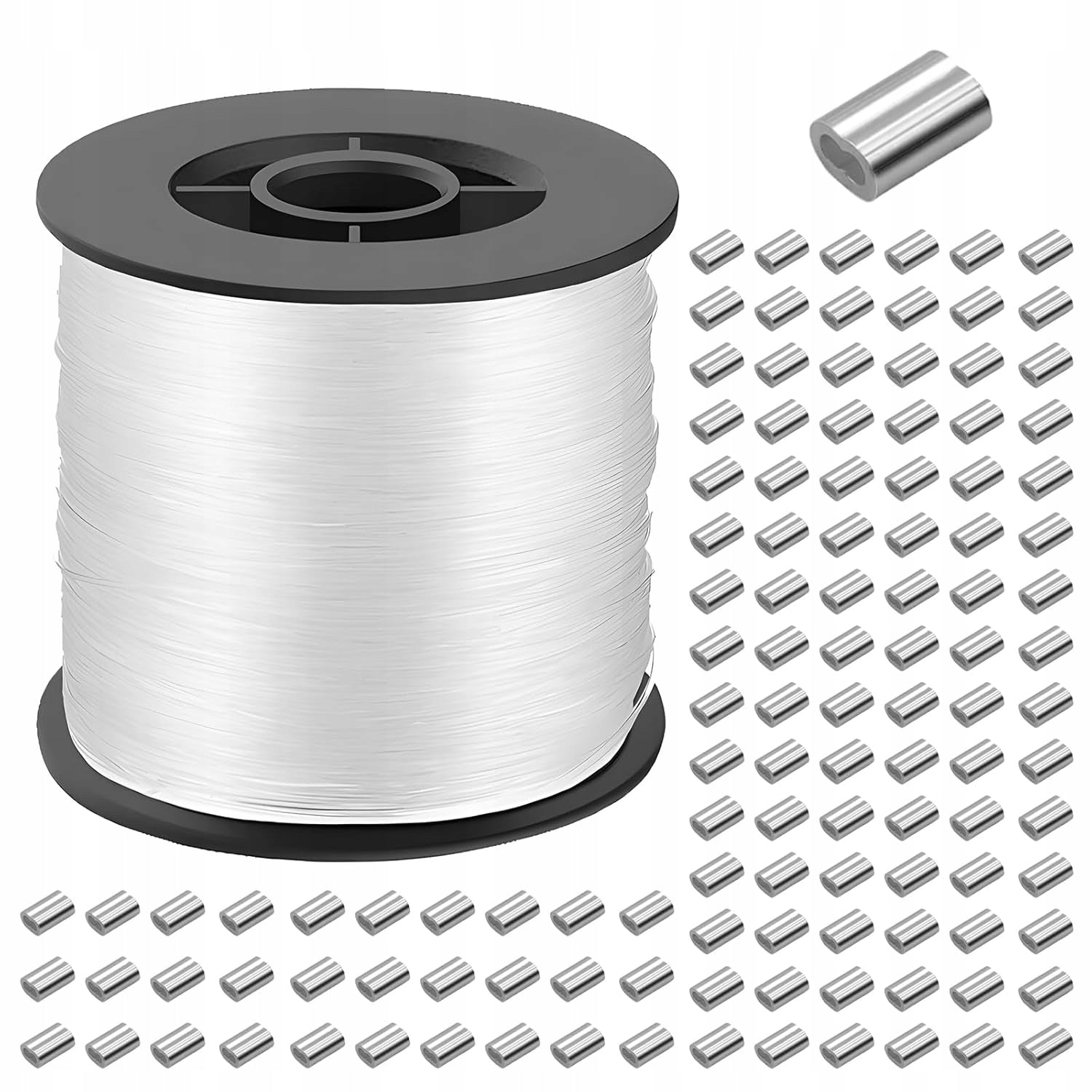 NYLON THREAD TRANSPARENT 200M STRONG NYLON ROPE FISHING LINE 0.8MM