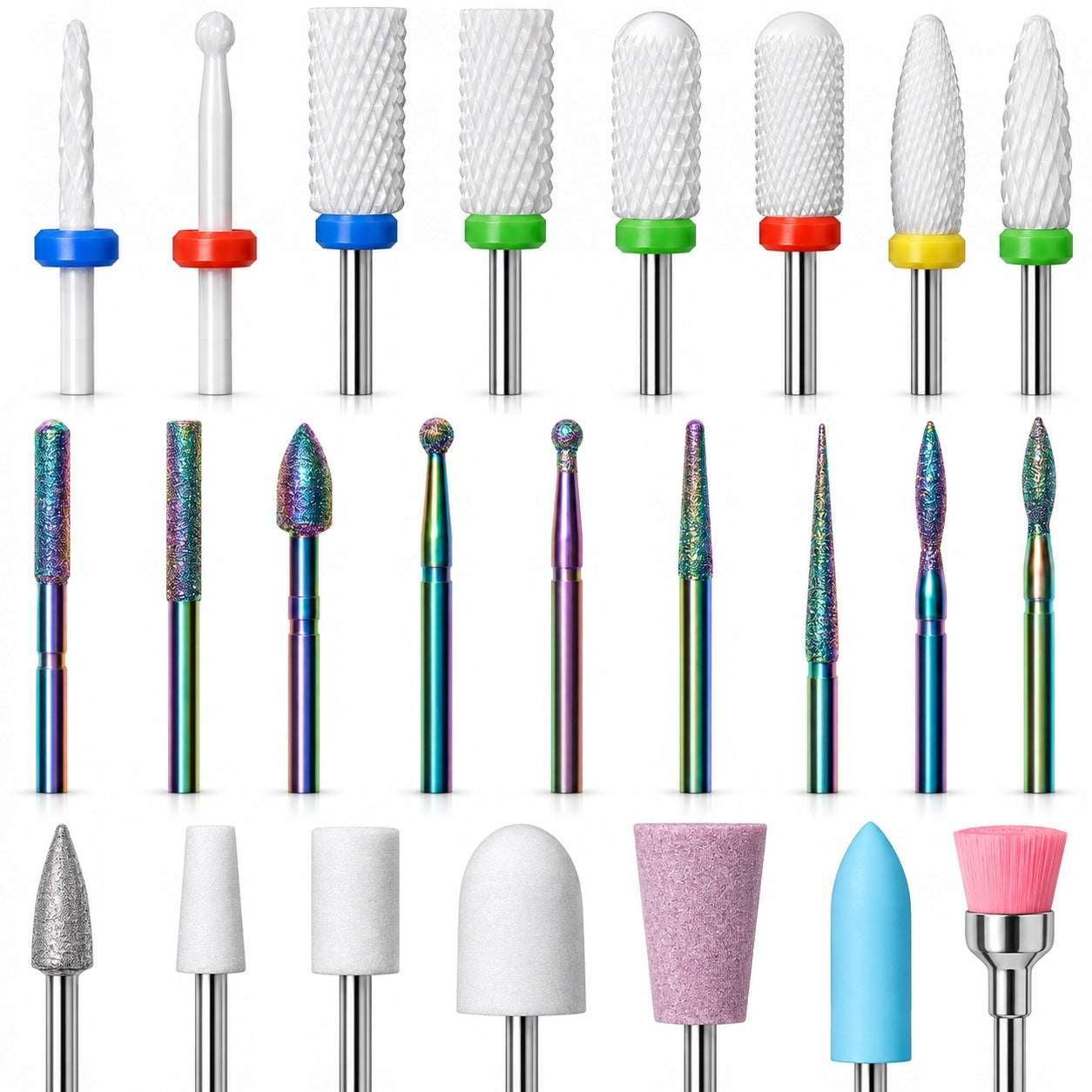 Nail Cutters Set 24in1 for Pedicure Manicure Milling Machine