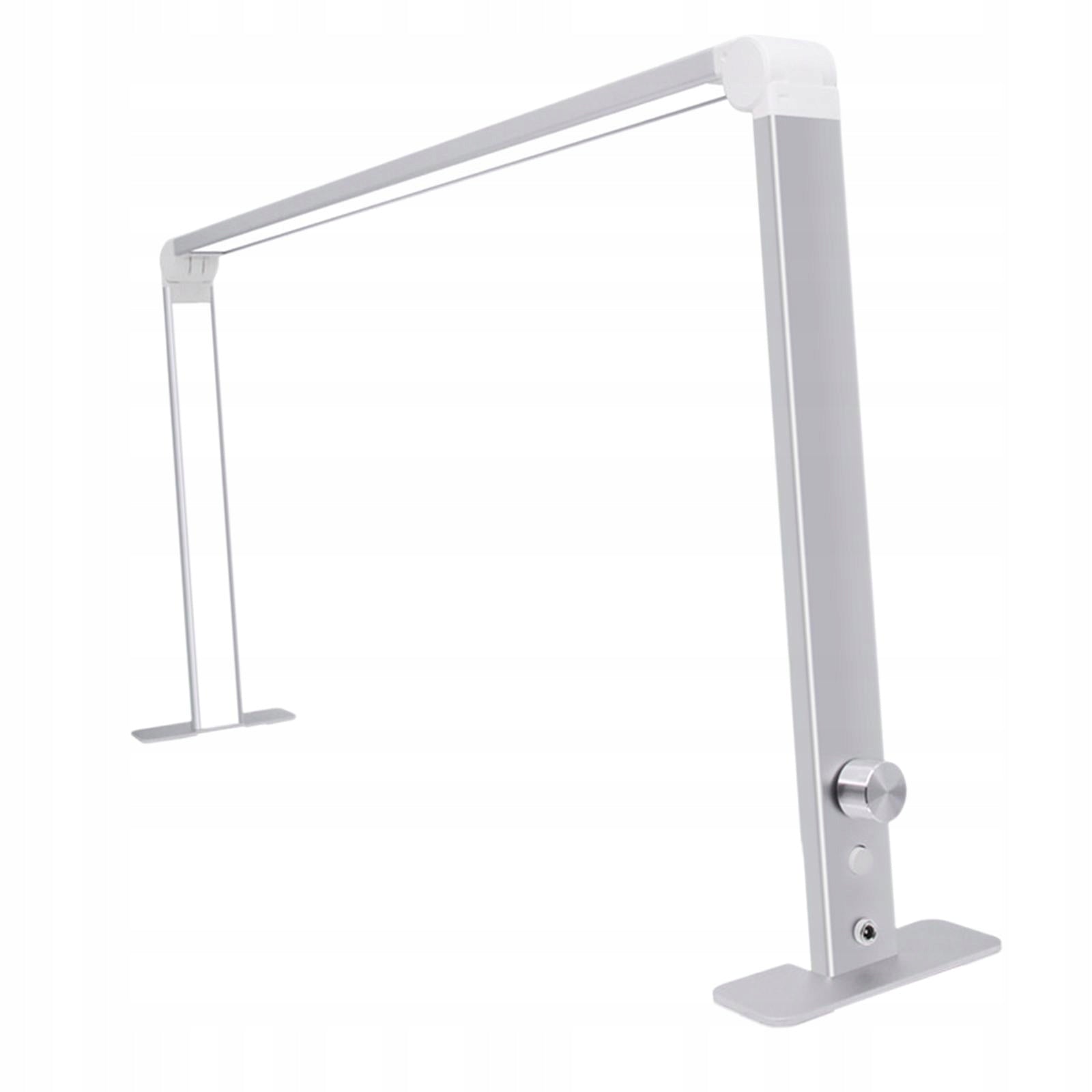 Nail Desk Light Foldable Professional with 3 Color Modes Desk Lamp Silver