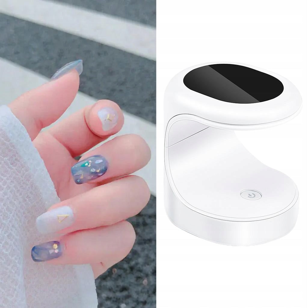 Nail Dryer Finger Nails Art Tool UV LED Nail Lamp for Gel Polish Home Black Color black