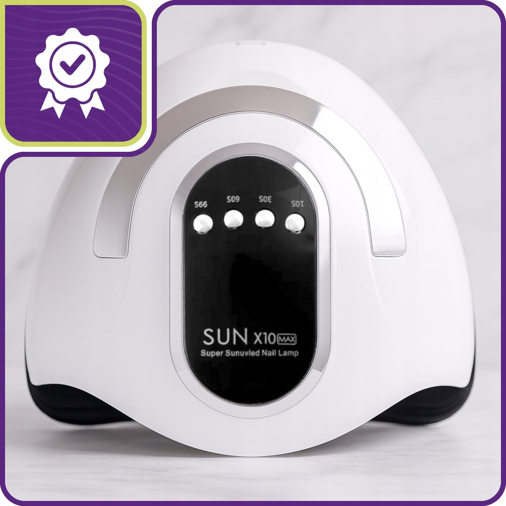 Nail Lamp Hybrid UV Gels LED Sun x10 Max 280W LCD White Strong Packaging status original