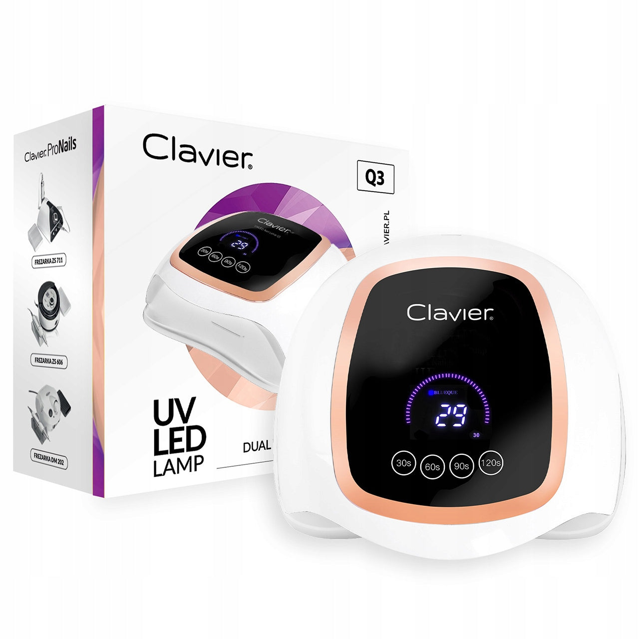 Nail Lamp Manicure Pedicure UV LED 168W Professional