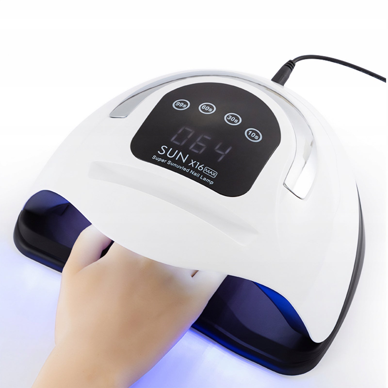 Nail Lamp Strong Manicure Hybrid Gel EV16 MAX Timer UV LED 320W Packaging status original