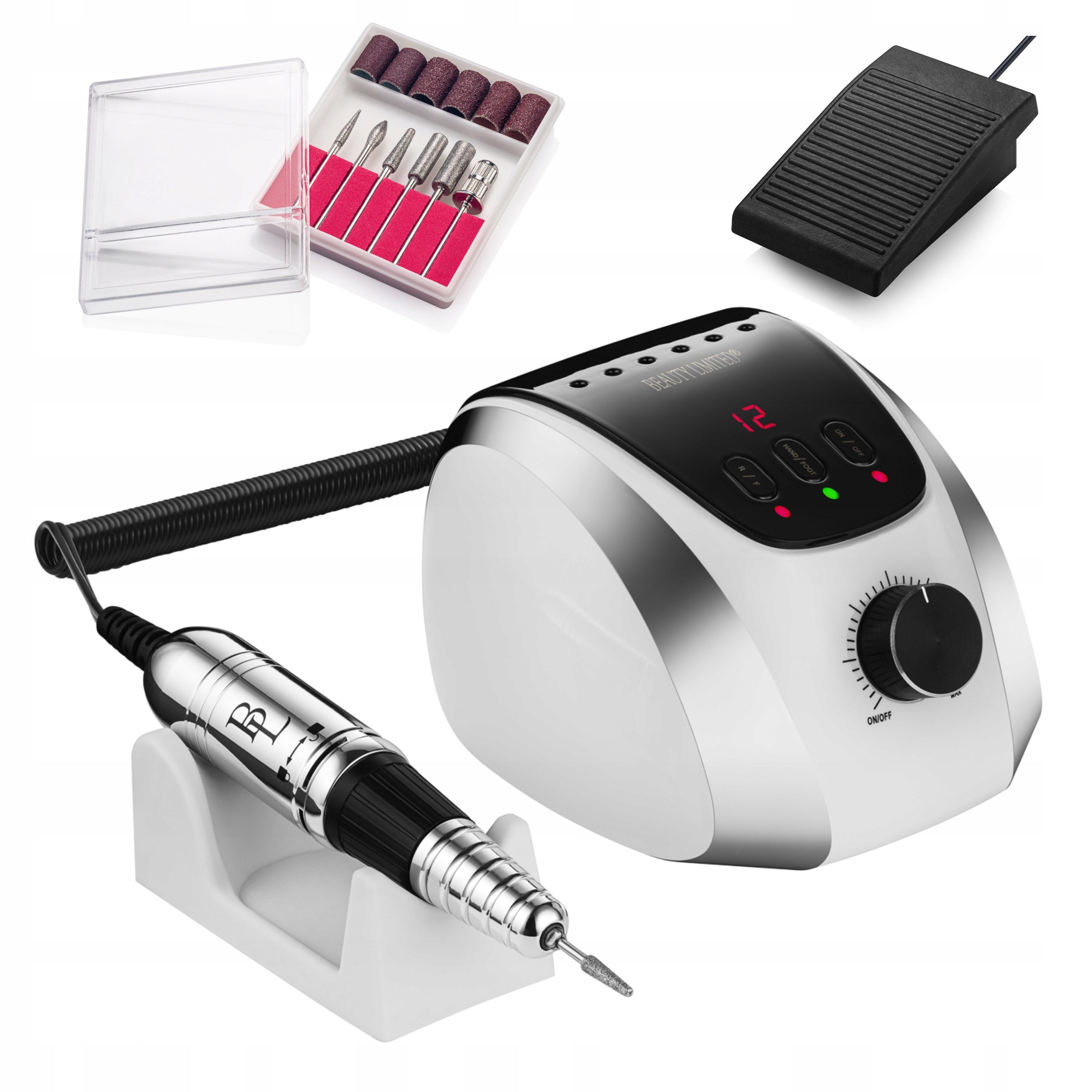 Nail Milling Machine Manicure Pedicure Hybrid Drills Beauty Limited 65W
