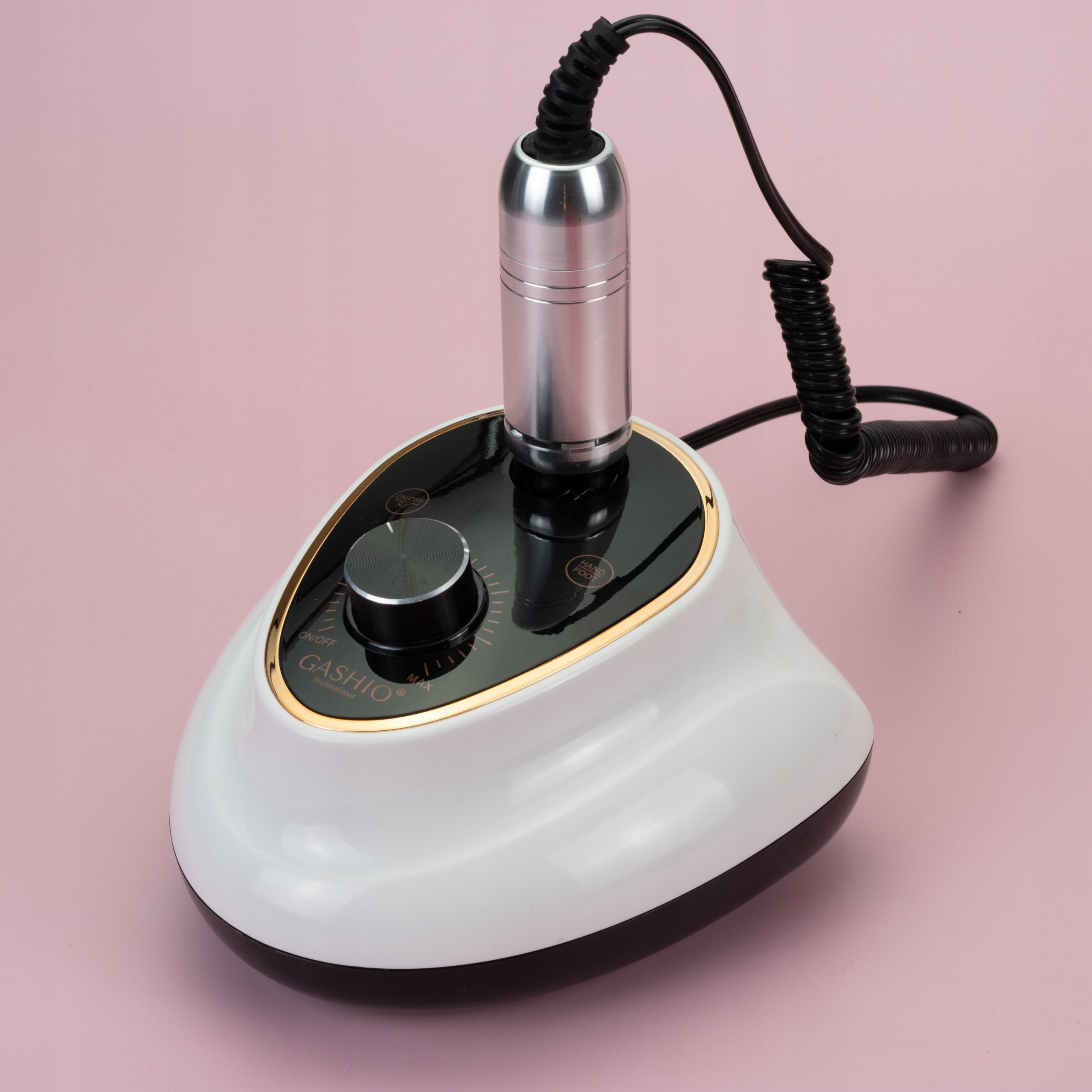 Nail Milling Machine Professional Manicure Pedicure 65W with Cutter Set Color white