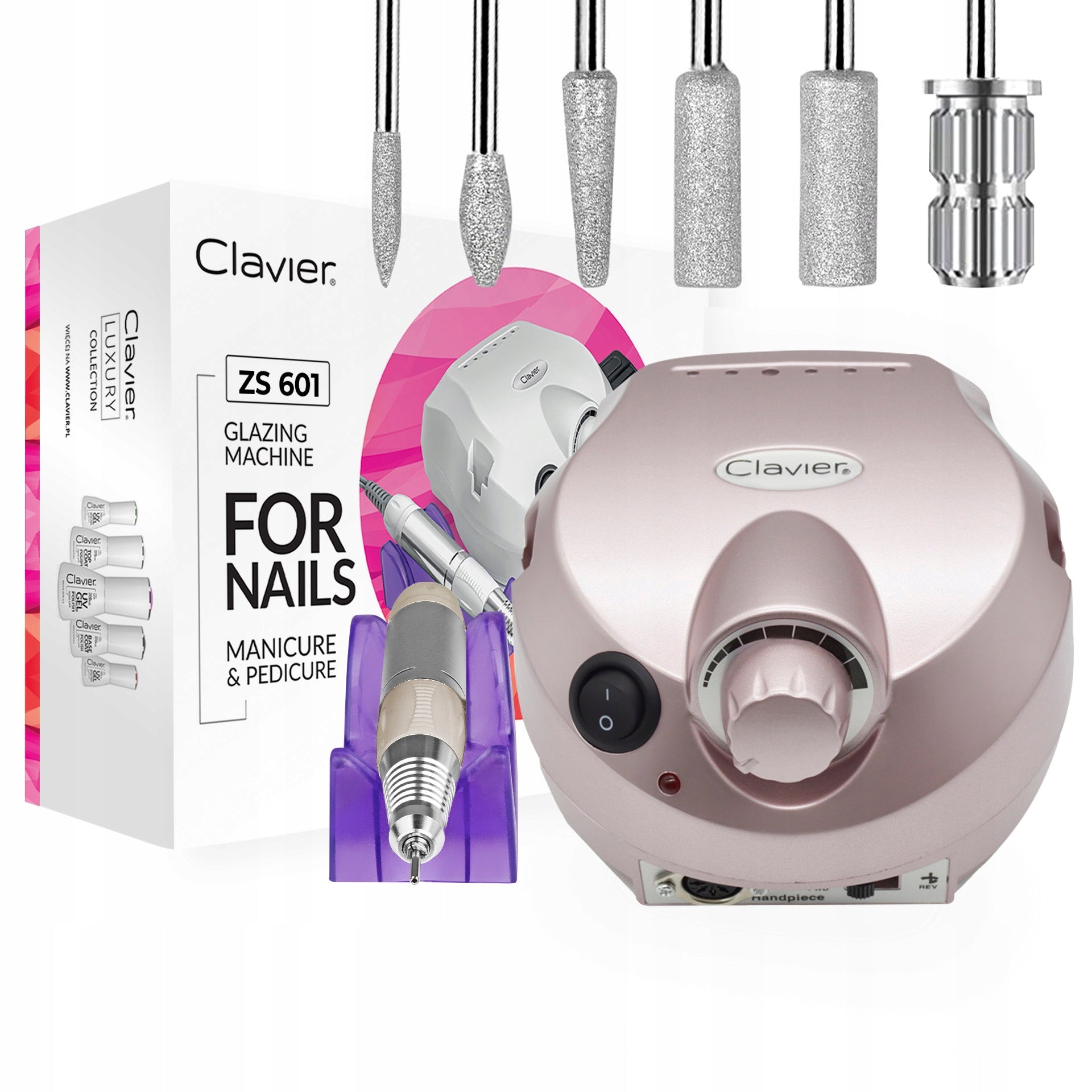 Nail Milling Machine Super Strong 65W Professional Clavier ZS 601