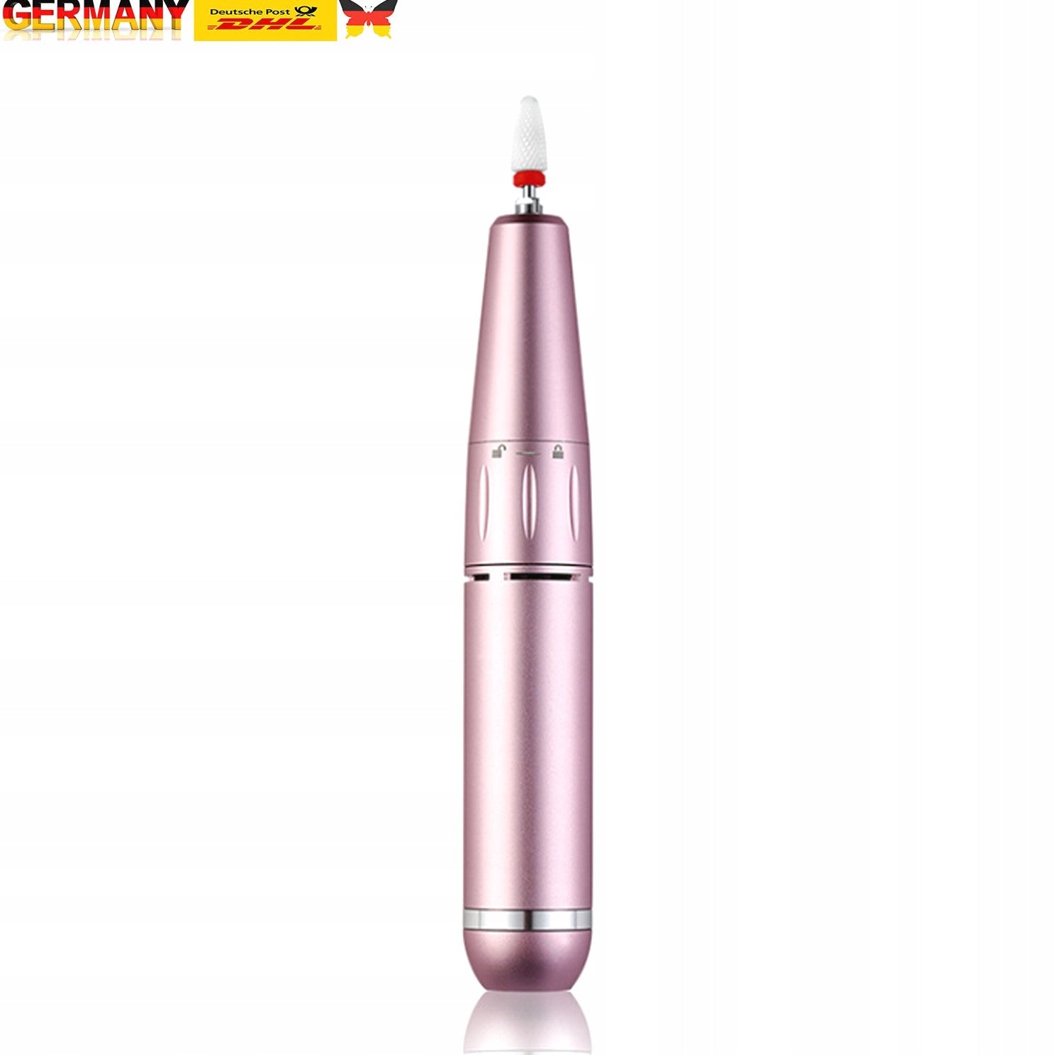 Nail Polishing and Labeling Pen in Elegant Rose Gold for Precise Work Brand no brand