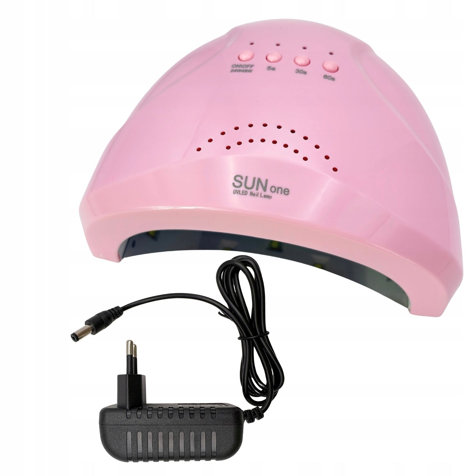 Nail lamp LED UV SUN one 48W hybrid gel manicure pink Packaging status original