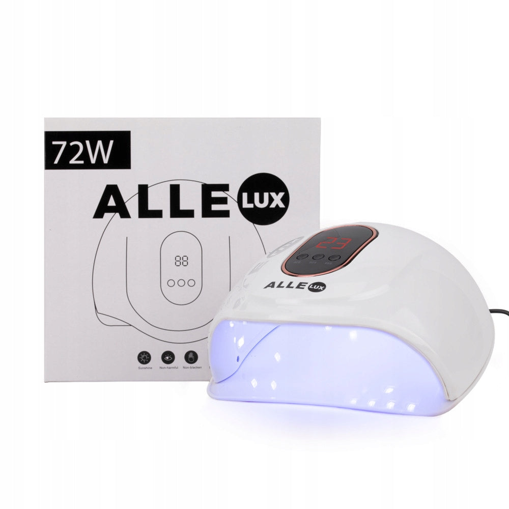 Nail lamp for curing UV/LED gel polishes 72W white AlleLux T15